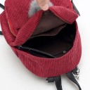 Sac à dos en velours côtelé pour femmes E930 2
