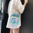 Sac à dos holographique pour femmes E810 4