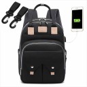 Sac à dos multifonctionnel pour poussette avec port USB 4