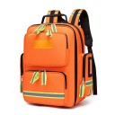 Sac à dos multifonctionnel trousse de premiers secours vide 41x29x20 cm Sac médical avec éléments réfléchissants Oxford imperméable pour premiers secours en extérieur 5
