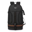 Sac à dos photo grande capacité pour reflex numérique avec compartiment pour ordinateur portable et trépied, 20 × 27 × 45 cm, nylon imperméable 1