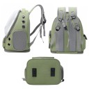 Sac à dos transparent et respirant pour chats et petits chiens Sac à dos de voyage pour animaux de compagnie pour le transport extérieur Dimensions 42 x 34 x 27 cm 3