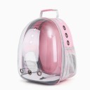 Sac à dos transparent et respirant pour chats Sac à dos de voyage pour le transport de chats Transporteur en plastique pour chats 40 x 16 x 34 cm 1
