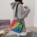 Sac à main en cuir graffiti pour femmes 4