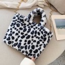Sac à main en fausse fourrure M718 2