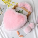 Sac à main en fausse fourrure M765 8