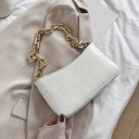 Sac à main pour femme avec motif en cuir de crocodile M715 2