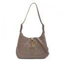 Sac à main pour femme Matelassage en losanges Fermeture métallique dorée Forme arrondie Cuir synthétique 29 x 21 x 6 cm 3