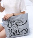 Sac à main pour femmes avec des chats J1043 8
