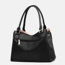 Sac à main pour femmes et sac à bandoulière Sac avec pendentif décoratif et pompon Cuir synthétique PU Plusieurs compartiments zippés 9