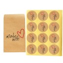 Sac cadeau et autocollant avec inscription 100 pcs 13