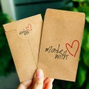 Sac cadeau et autocollant avec inscription 100 pcs 1