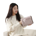 Sac chauffant électrique 27 x 17 cm 220 V 420 W prise EU Bouteille en peluche rechargeable Chauffe-mains corporel sécurisé 5