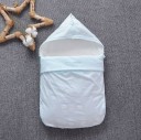 Sac de bumbac pentru bebeluși cu glugă și fermoar Sac călduros cu o interior căptușit moale Din 100% bumbac Dimensiuni 70 x 42 cm 4