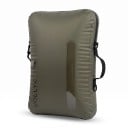 Sac de compresie vacuum pentru îmbrăcăminte, reutilizabil, 25 l, nylon 70D impermeabil cu TPU, verde măsliniu, pentru călătorii și bagaje 3