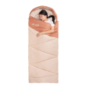 Sac de couchage 190+30 x 85 cm, polyester 210T, rembourrage en coton creux, Température de confort -8~2 ℃, Poids 3,0 kg, Couleur abricot 3