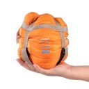 Sac de couchage 190 x 75 cm pour des températures de 9-15°C, sac de compression, nylon et coton, emballage 29 x 12 cm, 1 * sac de couchage 11