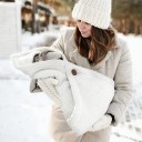 Sac de couchage d'hiver avec bouton 1