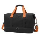 Sac de sport de voyage pour femmes Oxford 48 x 28 x 24 cm Poche étanche Bandoulière Poignées à la main Sangles pour tapis de yoga Poignée de valise 7