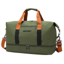 Sac de sport de voyage pour femmes Oxford 48 x 28 x 24 cm Poche étanche Bandoulière Poignées à la main Sangles pour tapis de yoga Poignée 5