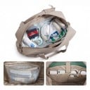 Sac de tennis avec compartiment à chaussures et poche pour bouteille 48 x 19 x 31 cm Matelassé À porter à l'épaule ou à la main 6