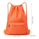 Sac de umăr 44 x 33 cm Rucsac din nylon rezistent la apă cu buzunar cu fermoar Unisex Pentru sală, școală și excursii 9