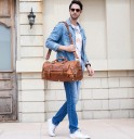 Sac de voyage en cuir pour homme T476 6