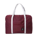 Sac de voyage pliable 44 x 30 x 13 cm Sac en polyester à bandoulière Fixation sur valise Sac léger pour le week-end Sac de voyage compact en avion 4