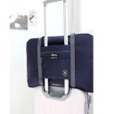 Sac de voyage pliable 44 x 30 x 13 cm Sac en polyester à bandoulière Fixation sur valise Sac léger pour le week-end Sac de voyage compact en avion 2