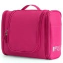 Sac de voyage pour cosmétiques avec poignée Pour cosmétiques et articles de toilette Plusieurs compartiments zippés Poche latérale 6