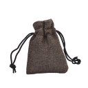 Sac en lin avec cordon de serrage 17x23 cm sac de rangement textile pour petits objets bijoux cadeaux organisation de la maison et voyage 18