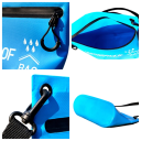 Sac impermeabil uscat 5L 26×11×20 cm 500D+PVC IPX4 Geantă de călătorie plutitoare pentru rafting, kayak, trekking, înot, râu și activități 7
