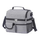 Sac isotherme pour aliments 25x23x16 cm Couleurs neutres Fermeture éclair Plusieurs compartiments Conservation de la température Sac à déjeuner 1
