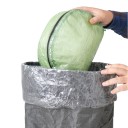 Sac uscat interior pentru rucsac, impermeabil, dimensiune 55 x 76 cm, folie Polycro rezistentă la rupere, transparent, pentru drumeții și trekking, precum și camping 2