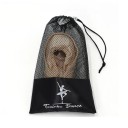 Sacca in raso per scarpe da balletto con chiusura a coulisse 27,5 × 17 cm leggera custodia per scarpe da balletto per il trasporto e la protezione 2