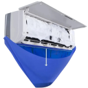 Sacchetto di pulizia rinforzato da 100 cm per climatizzatori con copertura in PVC e tubo di scarico Strumento domestico per climatizzatori a parete divisi 1-1,5P 1