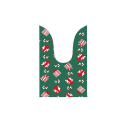 Sacchetto regalo di Natale 23 x 13,5 cm 10 pz 2