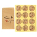 Sacchetto regalo e adesivo con scritta 100 pz 16