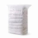 Sacco di stoccaggio sottovuoto senza pompa con valvola 40 x 60 cm, PA+PE, trasparente, sacco compressore per abbigliamento, coperte, piumoni e viaggi 1