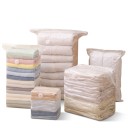 Sacco di stoccaggio sottovuoto senza pompa con valvola 40 x 60 cm, PA+PE, trasparente, sacco compressore per abbigliamento, coperte, piumoni e viaggi 7