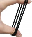 Sachet de 100 élastiques à cheveux noirs 4