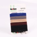 Sachet de fines élastiques à cheveux - 18 pcs 6