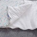 Saco de algodão para bebé com capuz e fecho de correr Saco quente com camada interna acolchoada e suave Feito de 100% algodão Dimensões 70 x 42 cm 6