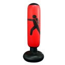 Saco de boxe insuflável 160 x 50 cm para adultos e crianças Saco de boxe PVC autoportante Ferramenta de treino Desporto fitness Conjunto 3