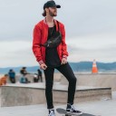 Saco de cintura em pele T746 2