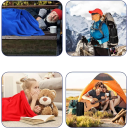 Saco de dormir 180 x 80 cm, diámetro plegado 14 cm, altura 29 cm, funda para saco de dormir, bolsa de almacenamiento, Terylen, tela de forro polar 6