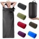 Saco de dormir 180 x 80 cm, diámetro plegado 14 cm, altura 29 cm, funda para saco de dormir, bolsa de almacenamiento, Terylen, tela de forro 7
