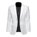 Saco de hombre elegante Saco transpirable de un solo color para hombres con bolsillos y botón Saco estiloso para el trabajo y el tiempo libre 12 Saco de hombre elegante Saco transpirable de un solo color para hombres con bolsillos y botón Saco estiloso para el trabajo y el tiempo libre 12