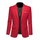 Saco de hombre elegante Saco transpirable de un solo color para hombres con bolsillos y botón Saco estiloso para el trabajo y el tiempo libre 13 Saco de hombre elegante Saco transpirable de un solo color para hombres con bolsillos y botón Saco estiloso para el trabajo y el tiempo libre 13