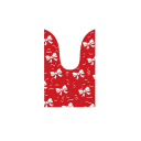 Saco de presente de Natal 23 x 13,5 cm 10 unid 4